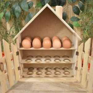 Casa para huevos en madera3 min Cajas de Madera